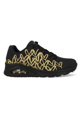 Skechers Uno - Golden Heart 177975/BKGD Zwart-38 maat 38