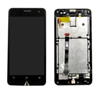 LCD-scherm en Digitizer met Frame voor Asus Zenfone 5(Black) - thumbnail