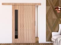 Schuifdeur CLUNOA 106 cm sonoma - thumbnail
