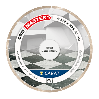 Carat DIAMANTZAAG TEGELS Ø300x30,00MM, CSM MASTER - CSMM300500 - CSMM300500