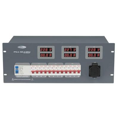 Showtec PSA-32A12M stroomverdeler 32A met multipin Showtec PSA-32A12M stroomverdeler 32A met multipin