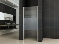 Wiesbaden nisdeur -R- met profiel 700x2000 8 mm NANO ged.matglas - thumbnail