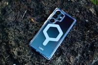 Urban Armor Gear Plyo Pro Backcover Samsung Galaxy S25 Ultra Transparant, Ombré Inductieve lading, Stootbestendig - thumbnail