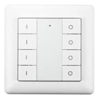 Draadloze zigbee schakelaar van ecodim - geschikt voor 4 groepen - witte kleur - thumbnail