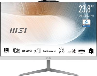 MSI All-in-One PC - 24'' - Zonder Windows - FHD-scherm - Core 5 120U - 16GB RAM - 500GB opslag - Bedraad toetsenbord en muis MSI All-in-One PC - 24'' - Zonder Windows - FHD-scherm - Core 5 120U - 16GB RAM - 500GB opslag - Bedraad toetsenbord en muis