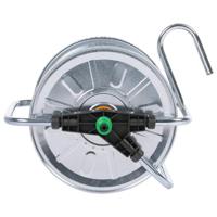 VidaXL Slanghaspel voor 50 m 1/2" of 35 m 3/4" slang wandmontage staal - thumbnail