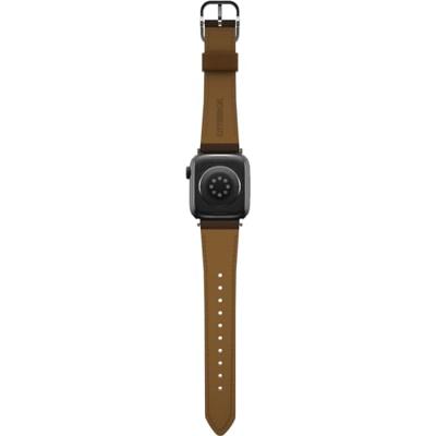 OtterBox Symmetry Cactus Leather horlogeband voor Apple Watch 42mm/41mm/40mm, vervangende duurzame, zachte band voor Apple Watch, Bruin