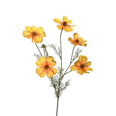 Roberts Collection Kunstbloem cosmos tak 80cm okergeel Roberts Collection Kunstbloem cosmos tak 80cm okergeel