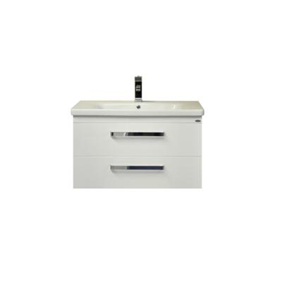 Badkamermeubelset Sanicare Q10 2 Laden 100cm Schots-Eiken (spiegel optioneel)