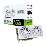 VGA ASUS GeForce RTX 5060 DUAL-RTX5060-O8G-WHITE - thumbnail