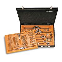 Beta Assortiment van HSS tappen en snijplaten, metrische draad, met toebehoren in houten kist 447/C70 - 004470065 - thumbnail