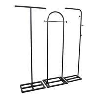 LOFT42 Fabri2 - Kledingrek Staand - 160x50x35 - Zwart - thumbnail
