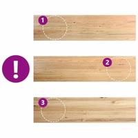 VidaXL Vensterbanken 2 st onbehandeld 160x40x2 cm massief eikenhout - thumbnail