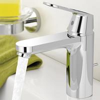 GROHE Eurosmart Cosmopolitan waterbesparende wastafelkraan met medium uitloop met waste chroom 2339600e - thumbnail