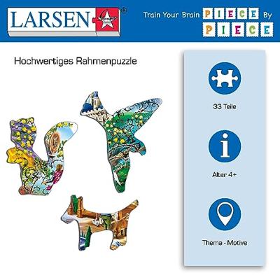 Larsen legpuzzel Maxi Sprookjes van Grimm junior 33 stukjes Larsen legpuzzel Maxi Sprookjes van Grimm junior 33 stukjes