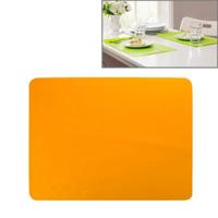 40x30cm anti-skidding silicone warmte-isolatie mat voor voedsel schotel/drank/oven/Kid tabel (oranje) - thumbnail