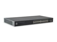 LevelOne GTL-2661 Managed L2 Gigabit Ethernet (10/100/1000) Power over Ethernet (PoE) Zwart - thumbnail