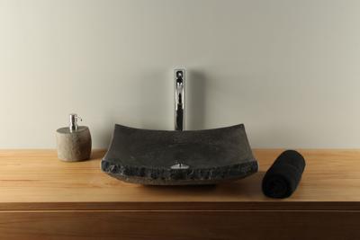 Chinesische Hartstein Waschschale 46 cm BE-025zk Chinesische Hartstein Waschschale 46 cm BE-025zk