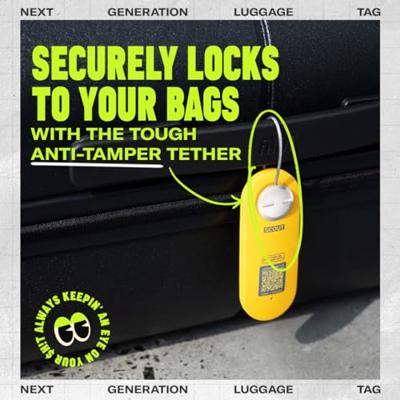 Knog Scout Travel Smart Tag Alarm und FInder, Blau Silber, 1320KN