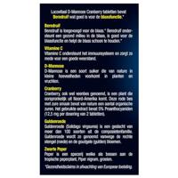 Lucovitaal D-mannose Cranberry Tabletten - thumbnail