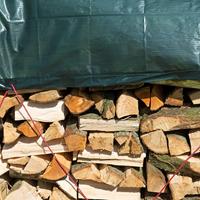 Nature houtafdekzeil 1,5x6 m pe groen - thumbnail