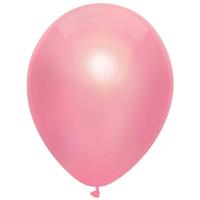 Roze metallic ballonnen 30cm - 10 stuks - thumbnail