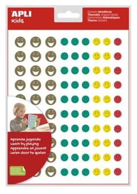 Apli Kids beloningsstickers Happy Smile, blister met 12 vellen