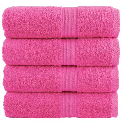 VidaXL Premium washandjes solund 4 stuks roze 30x30 cm 600 g/m2 VidaXL Premium washandjes solund 4 stuks roze 30x30 cm 600 g/m2