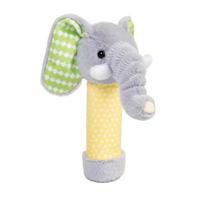 Bigjigs olifant pluche rammelaar - thumbnail