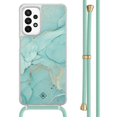 Samsung Galaxy A23 hoesje met koord - Touch of mint