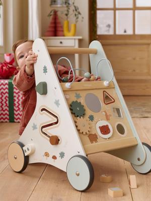 Loopwagen met remmen GREEN FOREST van FSC®-hout hout Loopwagen met remmen GREEN FOREST van FSC®-hout hout