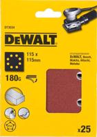 DeWALT DT3034 P180 Schuurpapier 1/4 Velcro VE=25 - thumbnail