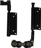 SFWBR2B-Eindhangrol set opbouw zwart, 80kg - thumbnail