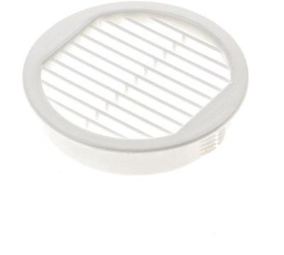 Klemrooster wit t270 gatmaat 70mm/dia 80mm