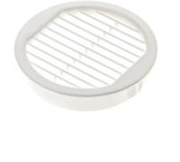 Klemrooster wit t270 gatmaat 70mm/dia 80mm - thumbnail