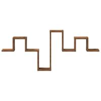 Wandplank met plank Oud hout 104.5 x 10 x 43 cm Bewerkt hout - thumbnail