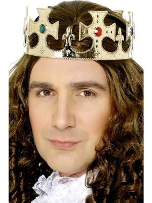 Koningskroon met juwelen volwassen