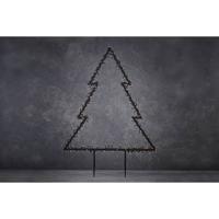 Overige Merken Luca lighting tuin decoratie led boom 175 leds 53x1x75 cm warm wit zwart - thumbnail