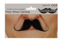 Snor zwart Louis - thumbnail