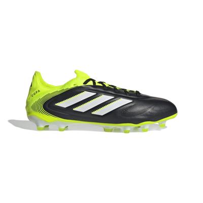 adidas Copa Pure III Pro Gras Voetbalschoenen (FG) Zwart Wit Neongeel