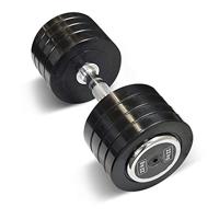 Rubberen Dumbbells - Bodytrading Pro Style - 2 x 52,5 kg - thumbnail