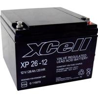 XCell XP2412 Loodaccu 12 V 26 Ah Loodvlies (AGM) (b x h x d) 165 x 127 x 176 mm M5-schroefaansluiting Onderhoudsvrij, VDS-certificering - thumbnail