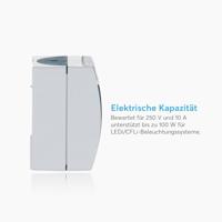 Busch-Jaeger 2601/6 W-53 Ocean (opbouw) Wisselschakelaar spatwaterdicht Blauw, Groen - thumbnail