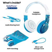 Buddyphones: WAVE On-ear BT hoofdtelefoon - Blauw - thumbnail