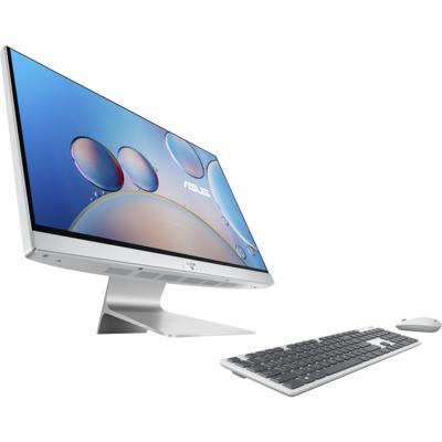 ASUS M3700WYAK-WA024M All-in-One Desktop-PC, 68,6 cm (27 inch), Full HD, AMD Ryzen 5 5625U, 16 GB RAM, 512 GB SSD, Radeon Graphics, Windows 11 Home, wit, Spaans QWERTY-toetsenbord