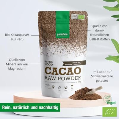 Purasana Vegan Cacao Raw Powder