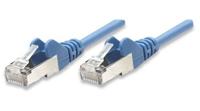Intellinet 330763 RJ45 Netwerkkabel, patchkabel CAT 5e SF/UTP 15.00 m Blauw 1 stuk(s) - thumbnail