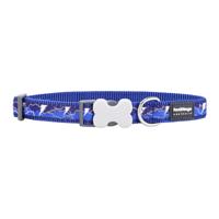 Hondenhalsband Red Dingo STYLE LIGHTNING Marineblauw 31-47 cm - thumbnail