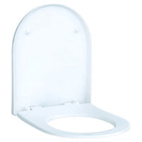 Geberit Acanto slimseat softclose closetzitting met deksel, wit - thumbnail
