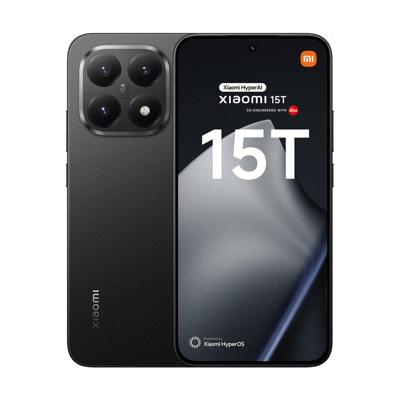 XIAOMI 15T zwart, 12 GB RAM, 512 GB ROM